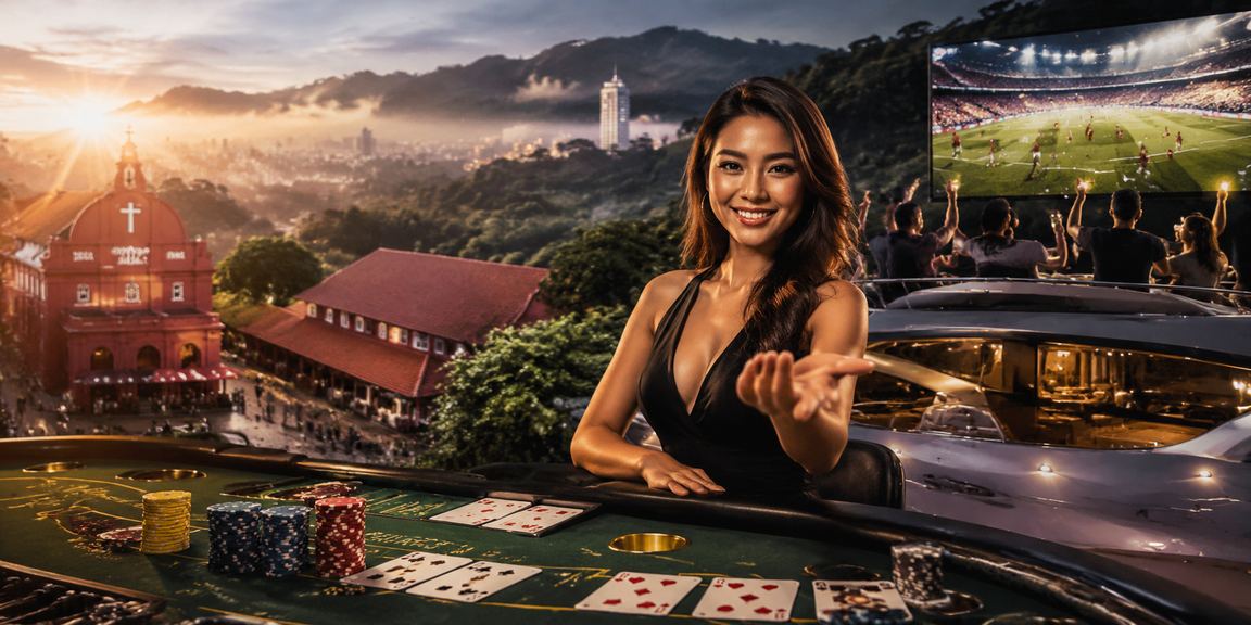 Suasana permainan baccarat gaya Melayu di Melaka dengan platform 30c